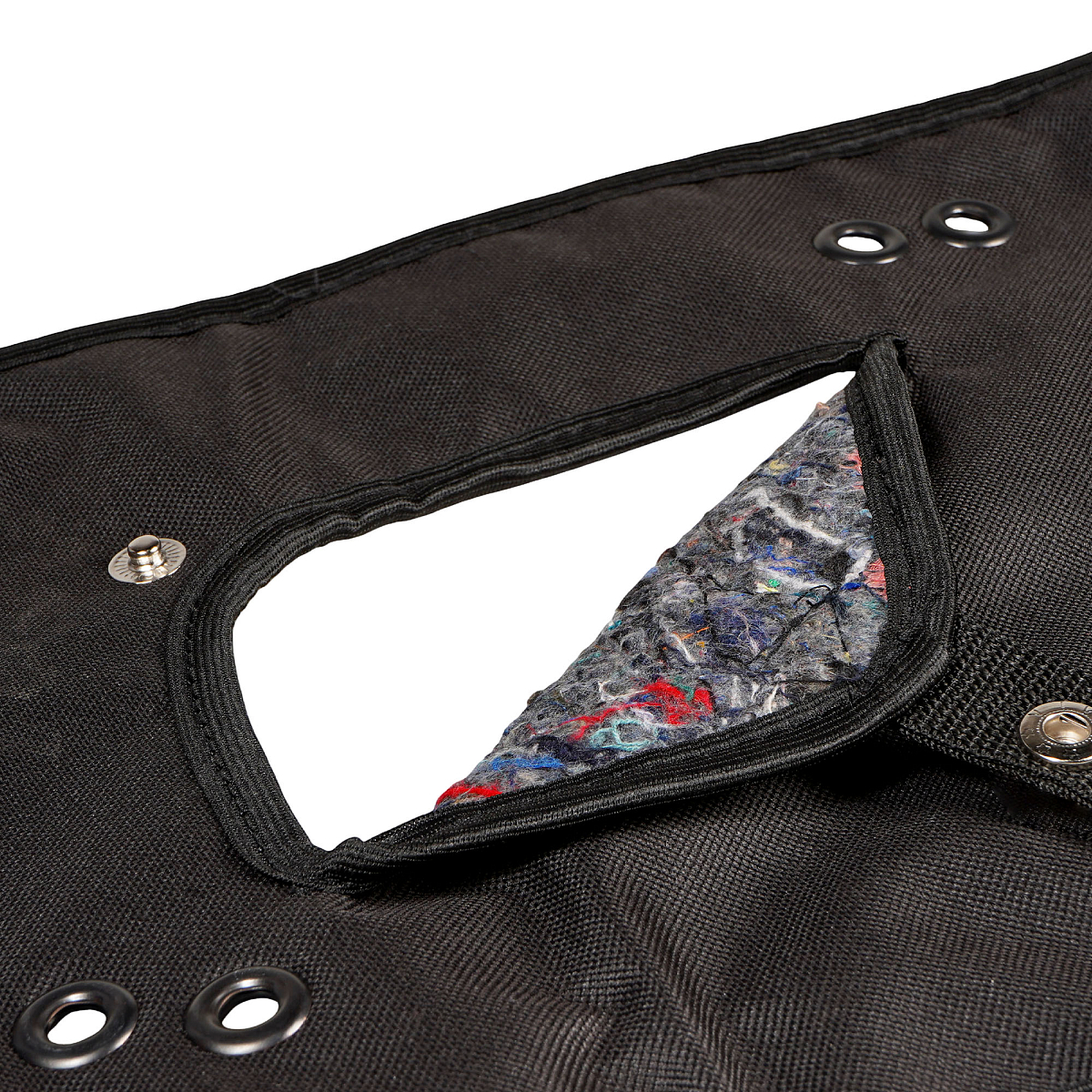 Утеплитель радиатора для а/м УАЗ 3163 Патриот (рестайлинг 2014), полиэстер/войлок, цвет черный