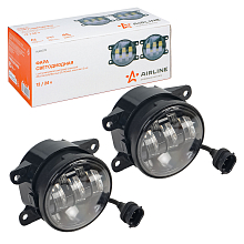 Фары противотуманные для Лада Vesta NG (2022-), Renault, 32Вт (16Вт x 2), H11, Белый/Желтый, D-90 мм, регулируемая СТГ, комплект 2 шт.