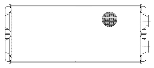 Радиатор отопителя для автомобилей KAMAZ 5490/Axor (01-)