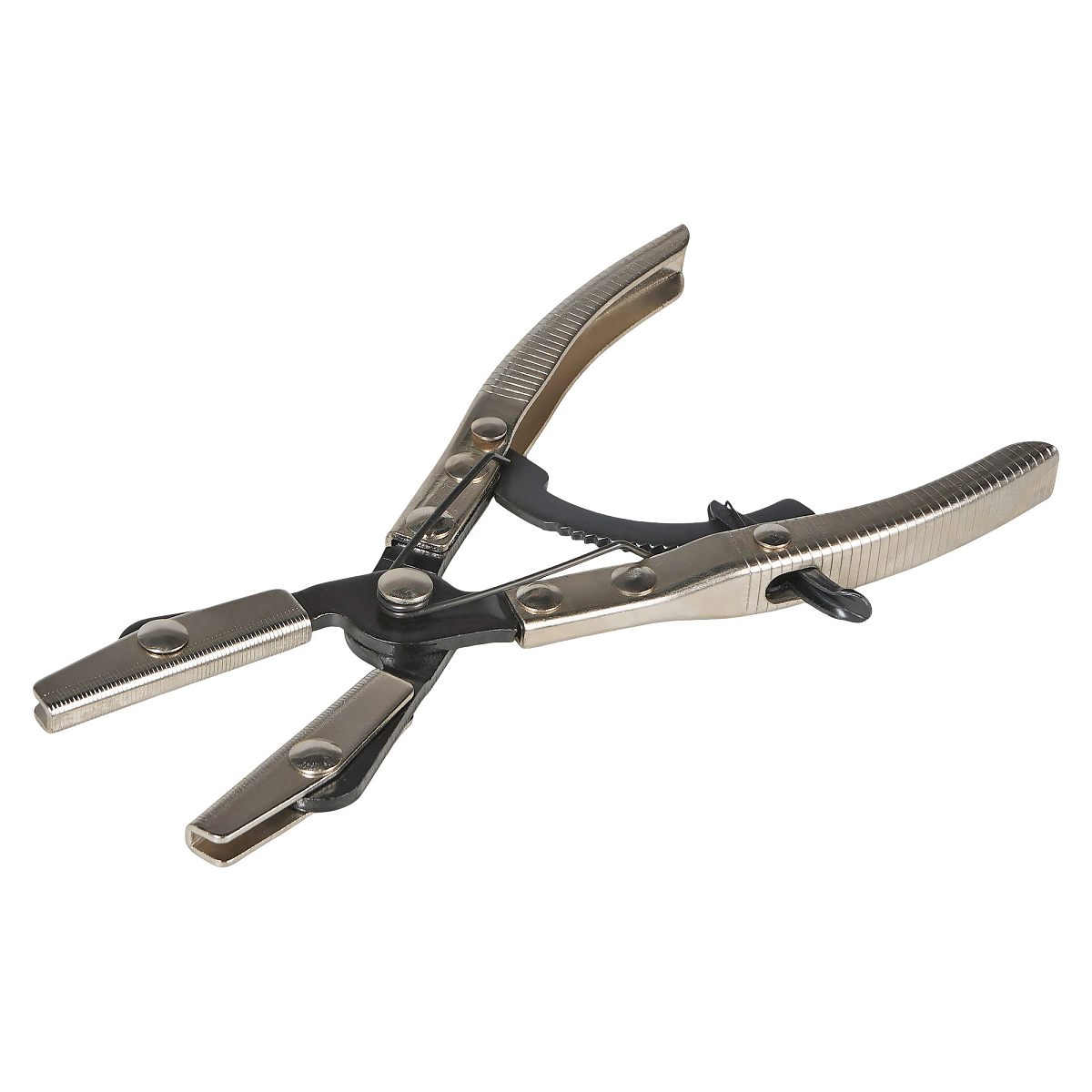 Зажим с фиксатором для шлангов L=250мм