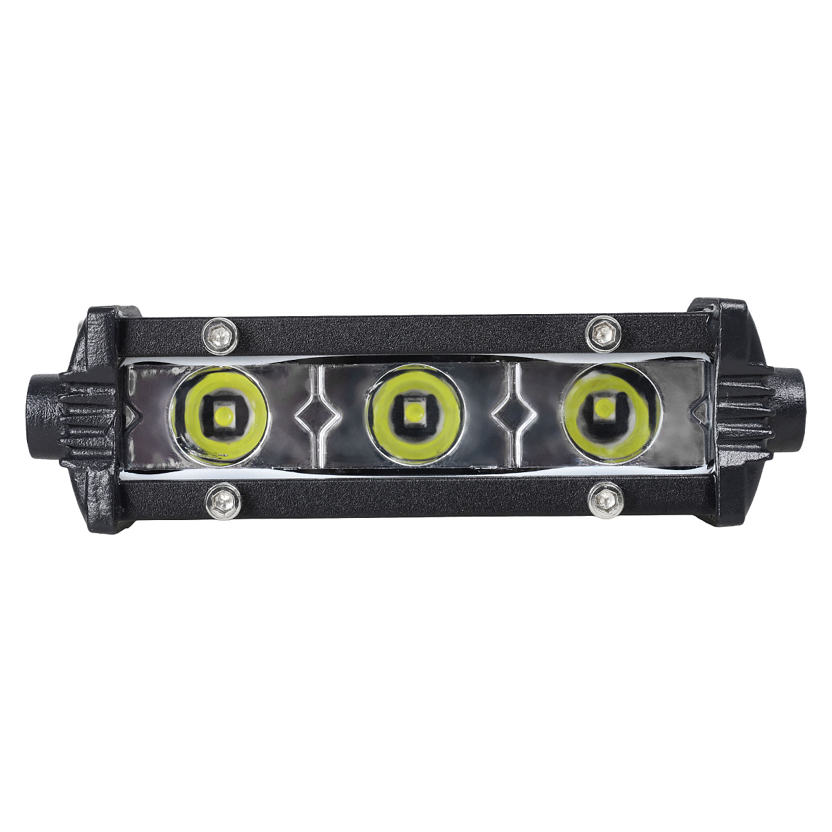 Фара (балка) светодиодная однорядная, 3LED, дальний свет, 4.5Вт, 108x30x47мм, 12/24В МП-серия