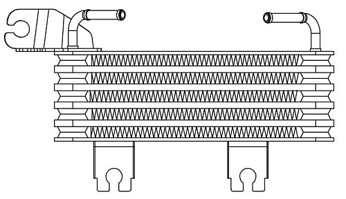 Радиатор масляный для автомобилей Santa Fe (00-)
