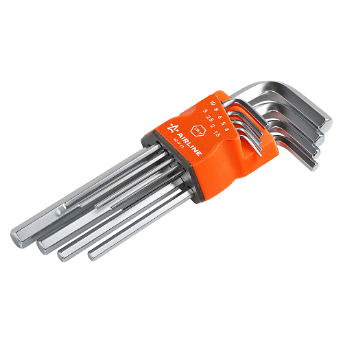 Набор ключей шестигранных 9пр. (1.5-10мм) пласт.подвес