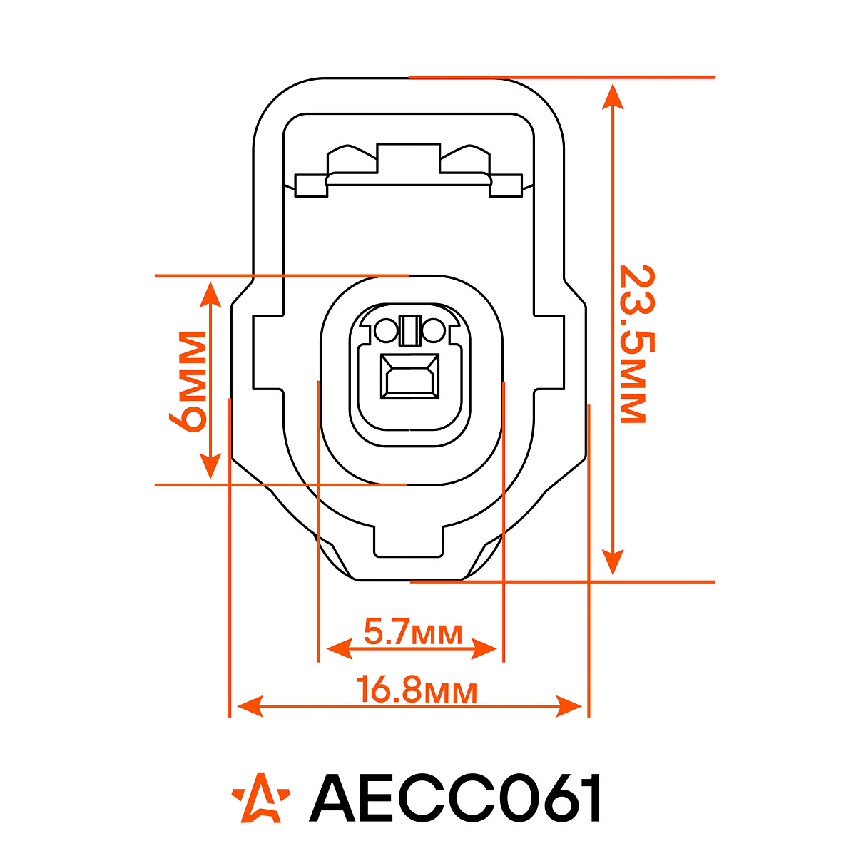 Разъём 1 pin с проводами для датчика авар. давл. масла Peugeot Boxer, Citroen Jumper, Ford Transit