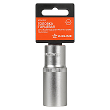 Головка торцевая 1/2"DR двенадцатигранная 24мм, L=78мм пласт.подвес