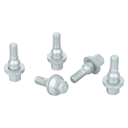 Болт колесный M12x1,25x19x58, конус с шайбой, ключ 17, дакромет, 20 шт для а/м Peugeot/Citroen