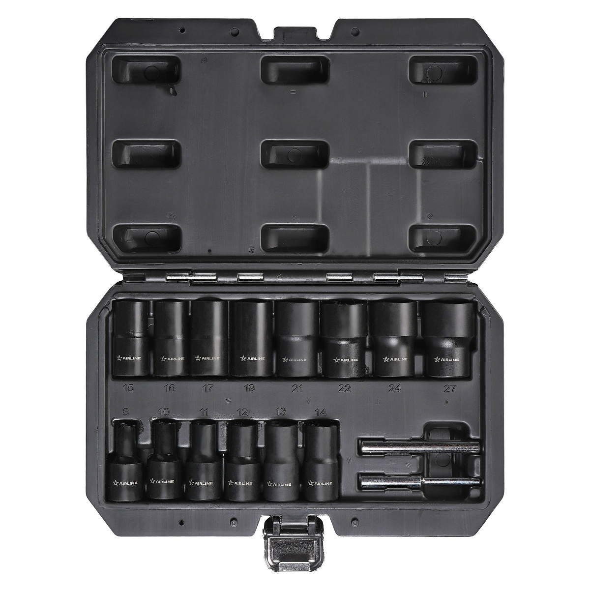 Набор головок для поврежденных болтов и гаек, кейс 16пр.