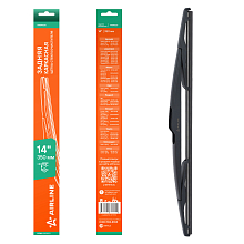 Щетка стеклоочистителя 350 мм (14") задняя каркасная пластиковая для а/м Лада/Renault/Hyundai/Ssangyoung