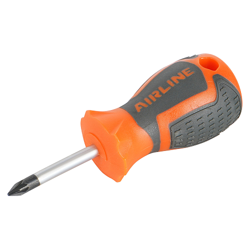 Отвертка крестовая PZ1x38мм, магнитный наконечник, пласт.подвес