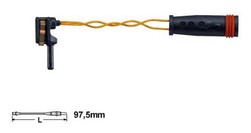 Датчик износа передних и задних тормозных колодок для автомобилей Mercedes A (04-) / C (00-) / E (02-)