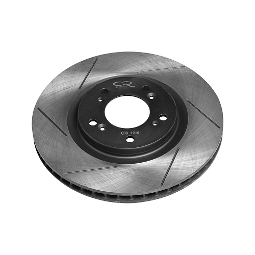 Диски тормозные высокоуглеродистый с технической выточкой и окраской передний левый для автомобилей Honda S2000 (99-) d=300 5*114,3 (серия Carville Racing)