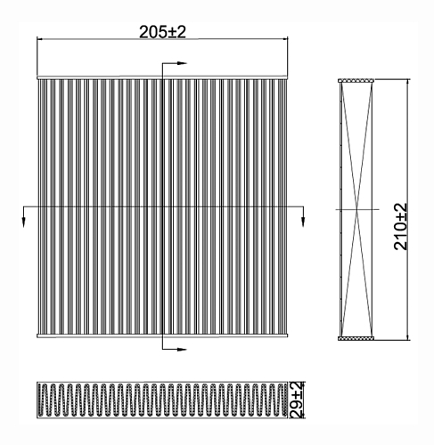 Фильтр салонный угольный для автомобилей Honda Freed (08-)/CR-V (16-)