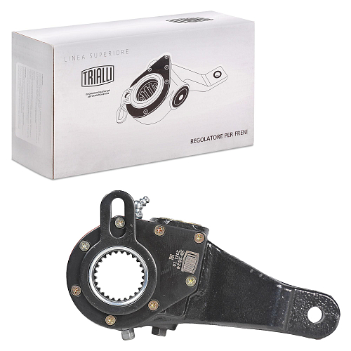 Рычаг тормоза регулировочный автоматический (трещотка) для автомобилей МАЗ средний левый / задний правый (эвольвентный, узкий шлиц)