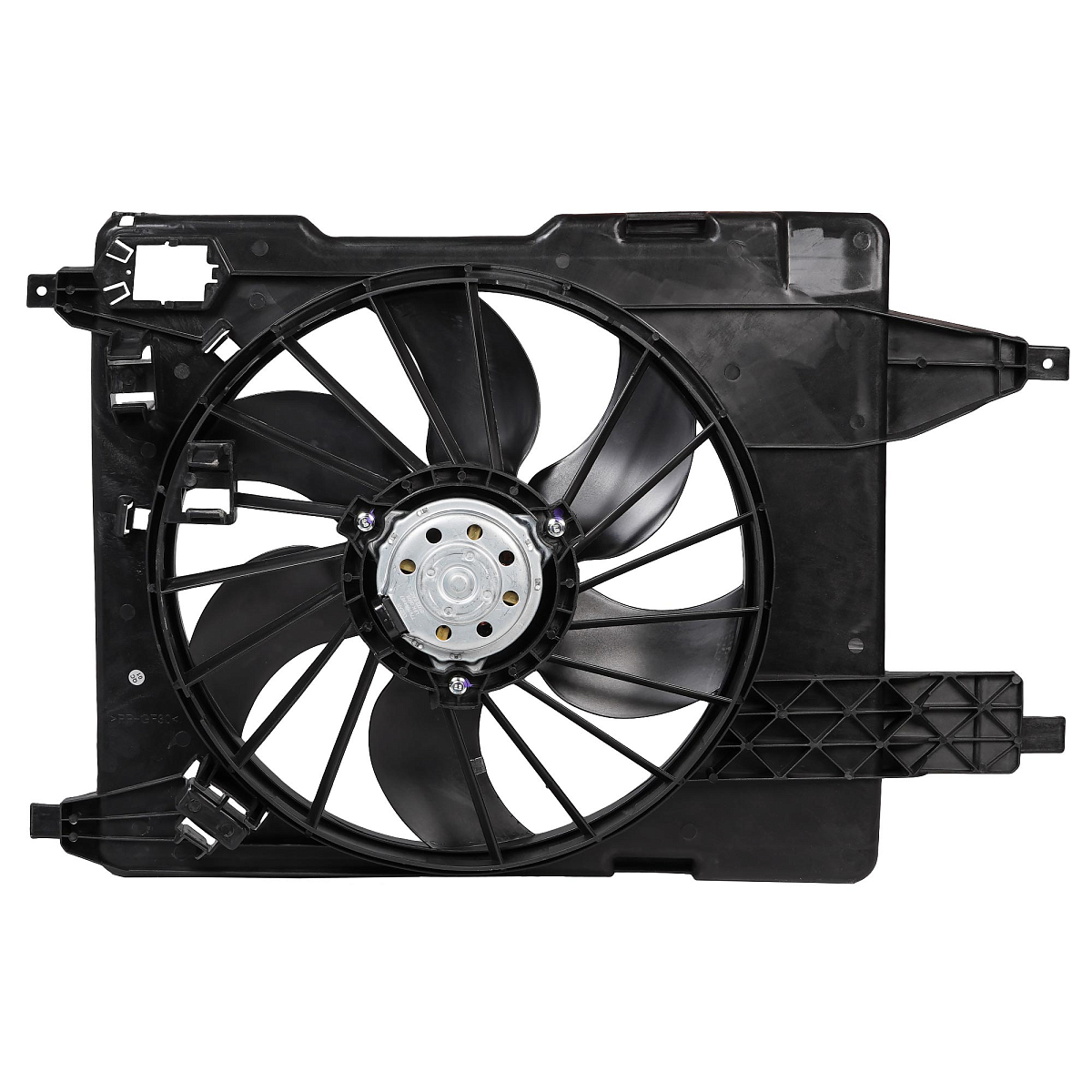 Электровентилятор охлаждения для автомобилей Renault Megane II (03-)/Kangoo I (97-) (с кожухом) A/C+