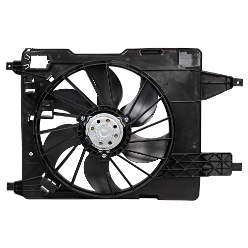 Электровентилятор охлаждения для автомобилей Renault Megane II (03-)/Kangoo I (97-) (с кожухом) A/C+