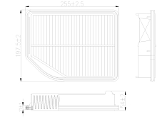 Фильтр воздушный для автомобилей Honda CR-V (12-) 2.4i