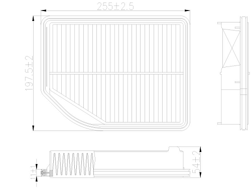 Фильтр воздушный для автомобилей Honda CR-V (12-) 2.4i