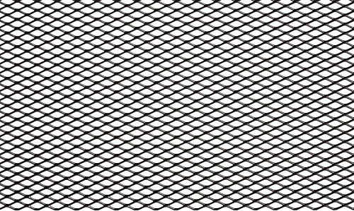 Сетка для защиты радиатора, алюм., яч. 10*4 мм (R10), 100*20 см, черная (1 шт.)