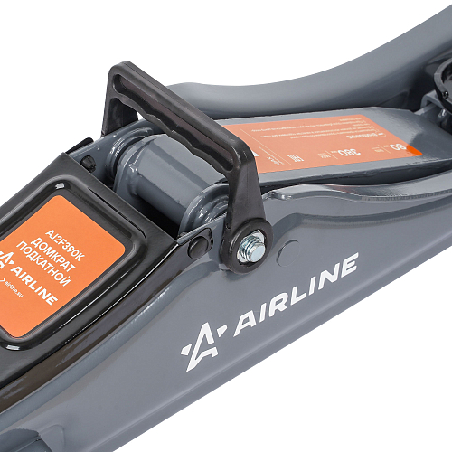 Домкрат подкатной 2т 80-380мм, низкопрофильный, кейс