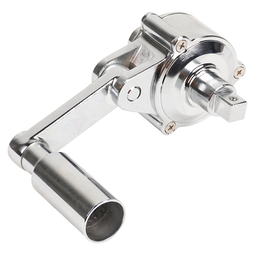 Гайковерт механич. 1/2"DR 800Нм 1:16 с головками 17, 19, 21мм пласт.кейс