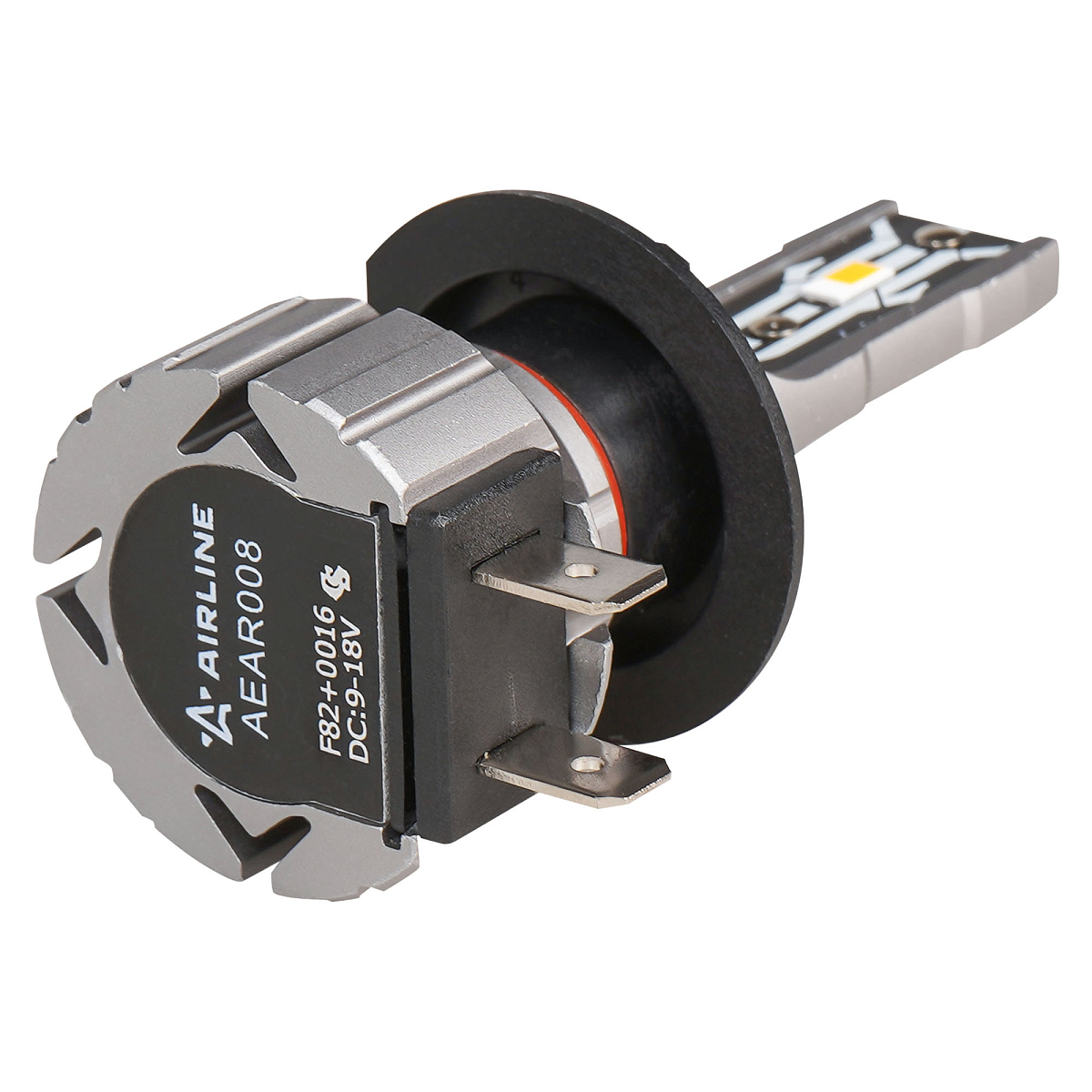 Лампа светодиодная H7 STANDARD, 17Вт, 4000Лм (2000Лм x 2), 3000К (Желтый), 12В, комплект 2 шт. МП-серия