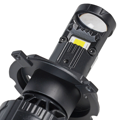 Лампа светодиодная H4 ECO LENS, 45Вт, 5700Лм (2850Лм x 2), 6500К (Белый), 12/24В, комплект 2 шт.