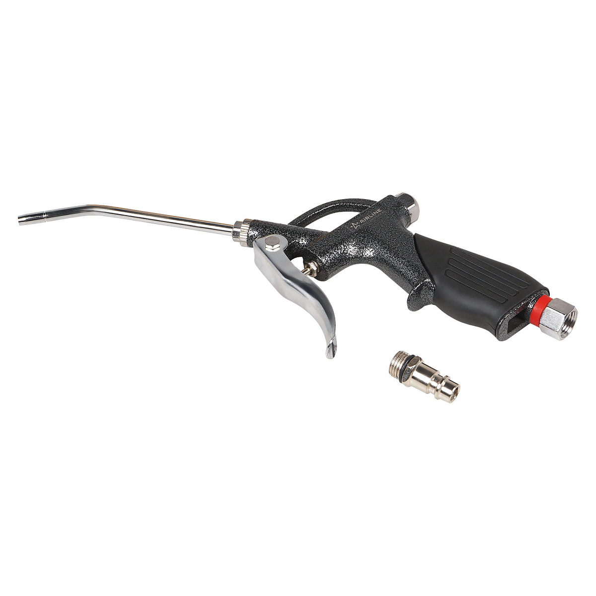 Пистолет продувочный пневматический металл. L=110мм PRO прорезиненная рукоятка