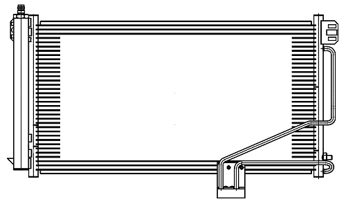 Радиатор кондиционера для автомобилей C-class (W203) (00-)