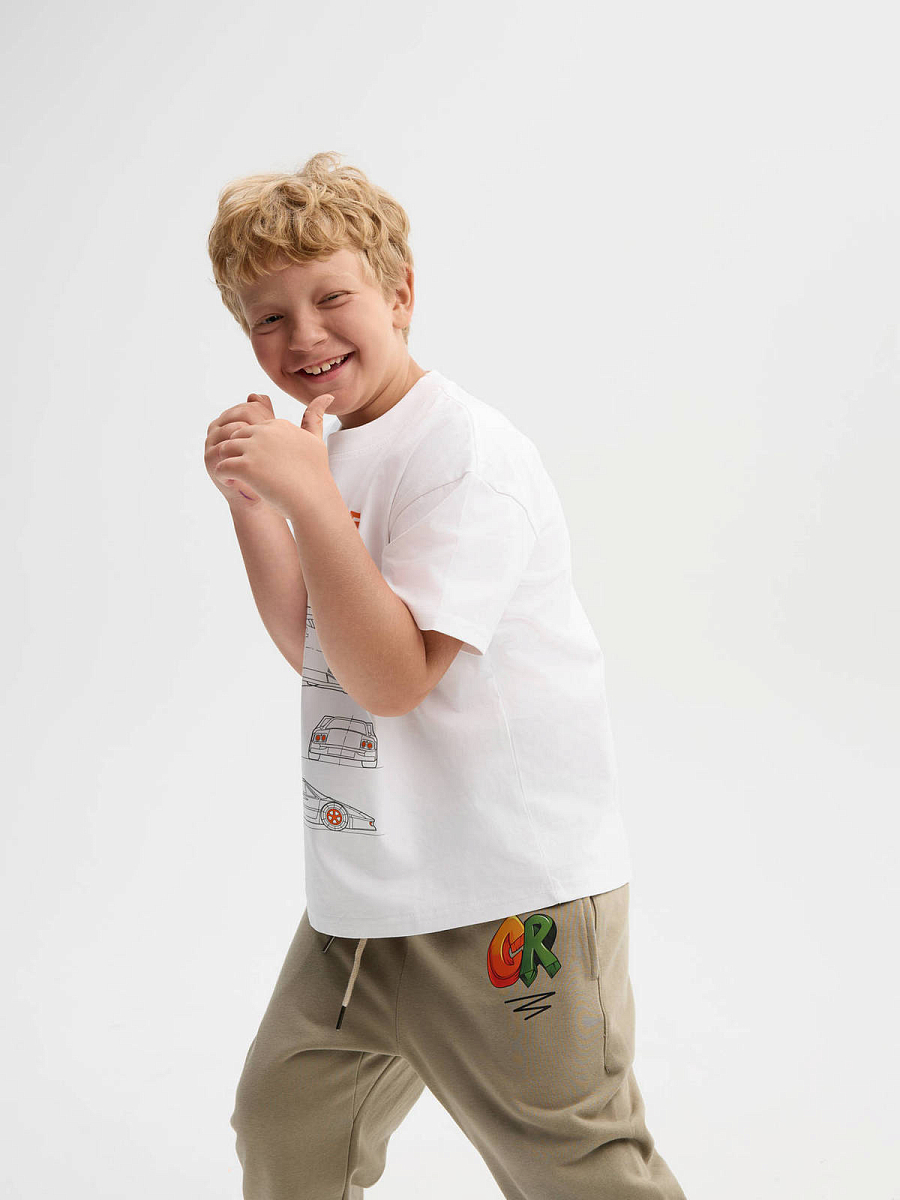 Футболка детская машинки