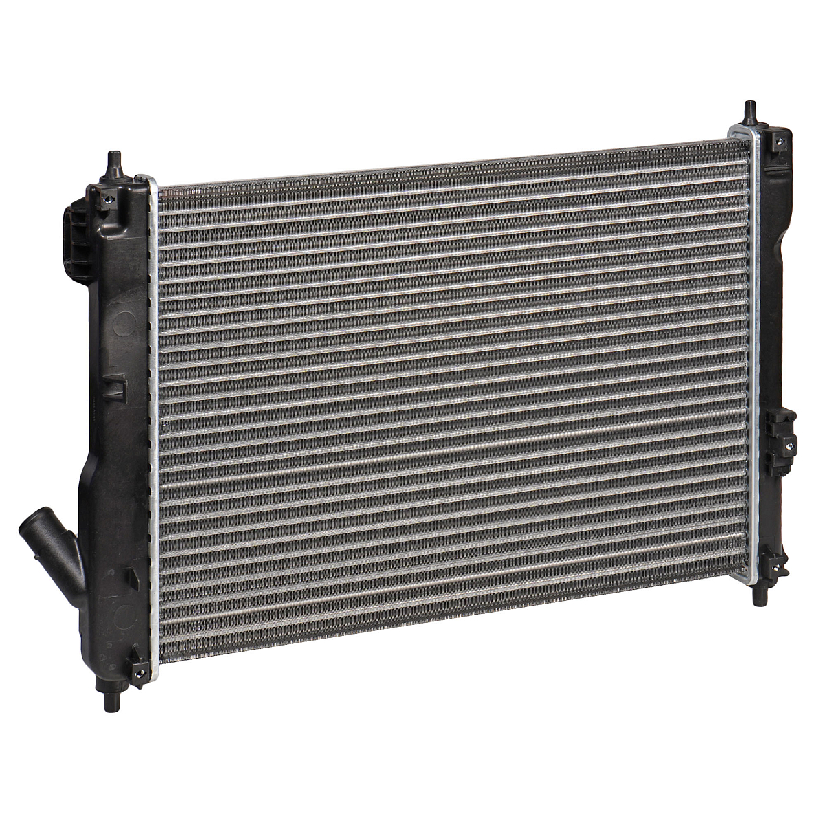 Радиатор охлаждения для автомобилей Aveo T255 (08-) 1.4i MT (сборный)