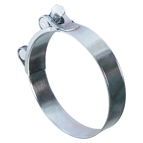 Хомут силовой 104-112/24мм, шарнирный, W1(оцинк.)
