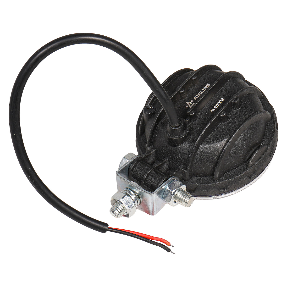 Фара светодиодная круглая, 4LED, дальний свет (4D линза), 12Вт, 83х83х51мм, 12/24В, PLUS