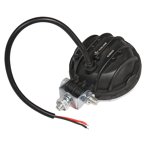 Фара светодиодная круглая, 4LED, дальний свет (4D линза), 12Вт, 83х83х51мм, 12/24В, PLUS