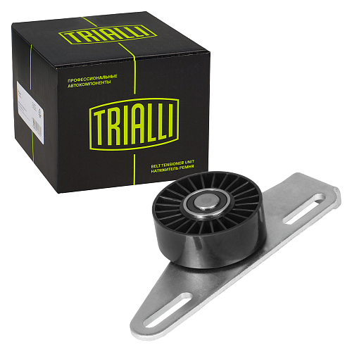 Ролик приводного ремня для автомобилей Renault Logan (08-) 1.4i/1.6i 8V (с ГУР без конд.) (с кронштейном)