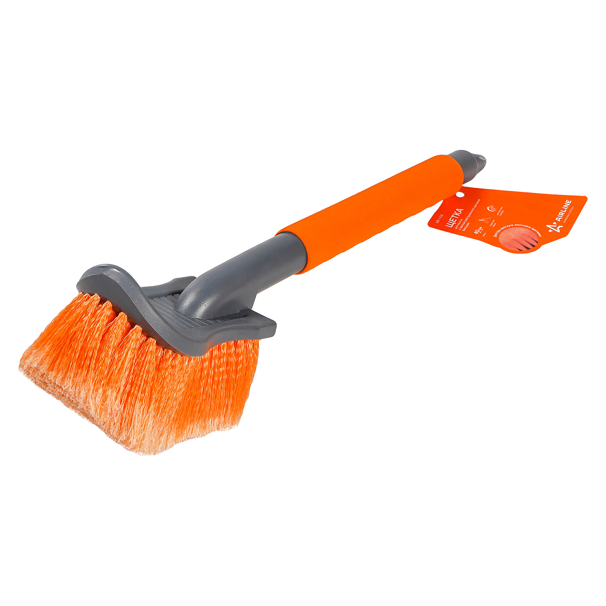 Щетка для мытья с мягкой распушенной щетиной большая (40 см)