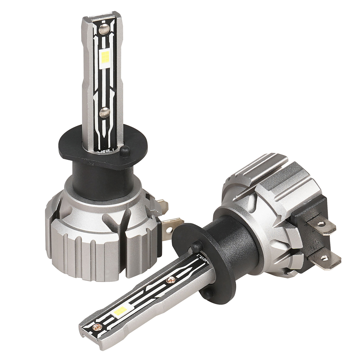 Лампa светодиодная H1 STANDARD, 17Вт, 4000Лм (2000Лм x 2), 6000К (Белый), 12В, комплект 2 шт. МП-серия