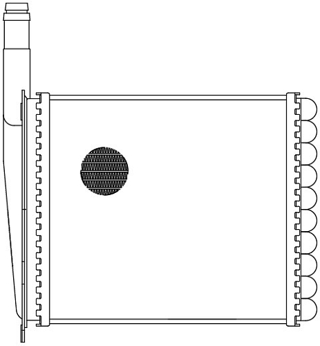 Радиатор отопителя для а/м Лада 1117-19 Калина (алюм., COMFORT, паяный)