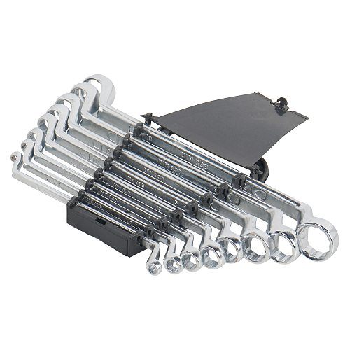 Набор ключей накидных с изгибом 8пр. (6х7мм-20х22мм) холдер