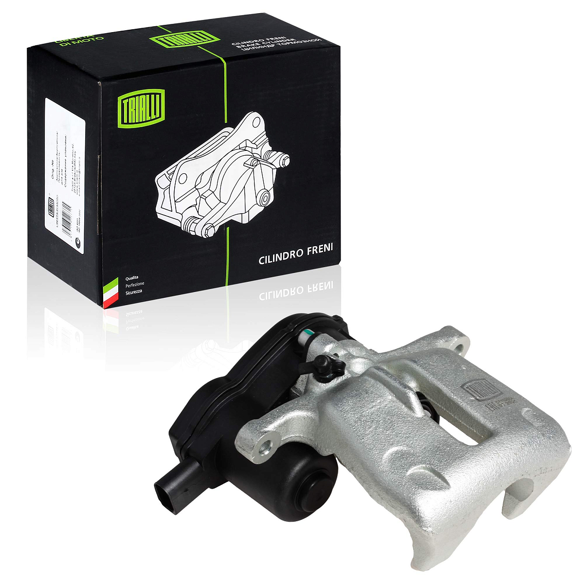 Суппорт тормозной для автомобилей Audi A4 (07-) задний правый d=43мм (автомобиль с электродвигателем стояночного тормоза)