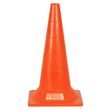 Конус дорожный 520мм, без световозвр.полос с утяжелителем, оранжевый