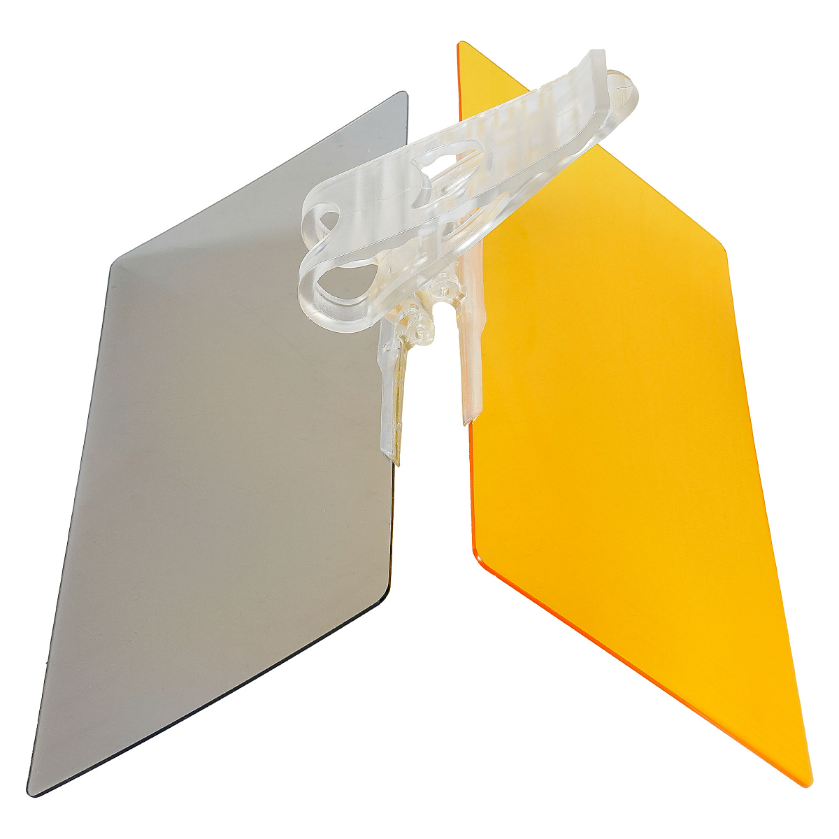 Козырек солнцезащитный, антибликовый, два стекла, универсальное крепление-клипса