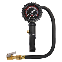 Пистолет для накачки шин 16 АТМ PRO с манометром обрезин. с клапаном сброса
