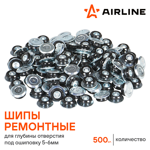 Шипы ремонтные 6 мм, 500 шт. в коробке