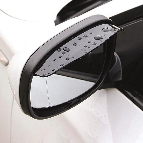 Козырьки (дефлекторы) для боковых зеркал зад. вида, защитные, 2 шт.