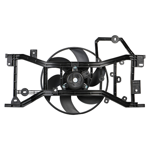 Электровентилятор охлаждения для автомобилей Лада Vesta (15-)/Renault Logan II (12-) (с кожухом) A/C-