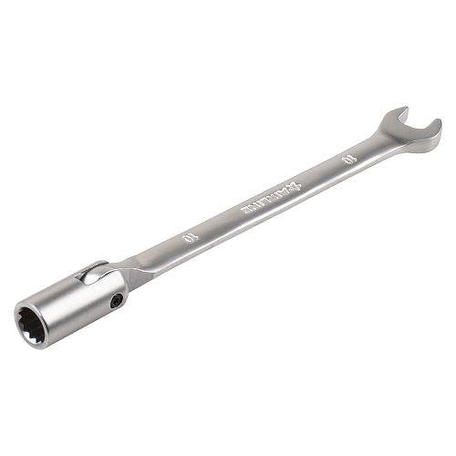 Ключ комбинированный шарнирный 10мм PRO, пласт.подвес