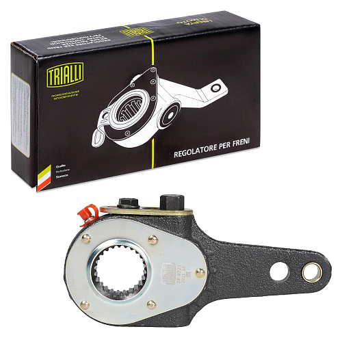 Рычаг тормоза регулировочный механический (трещотка) для автомобилей МАЗ передний левый / правый прямой (эвольвентный шлиц)