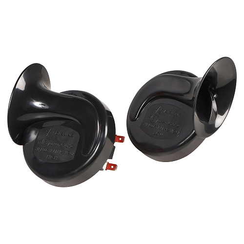 Сигнал звуковой рупорный 90мм 410/510Гц 118дБ 12В LOW/HIGH, кмпл. 2 шт.
