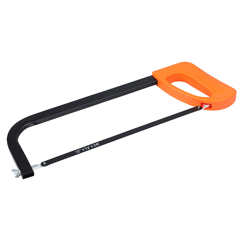 Ножовка по металлу 300мм пластмассовая ручка, метал. корпус