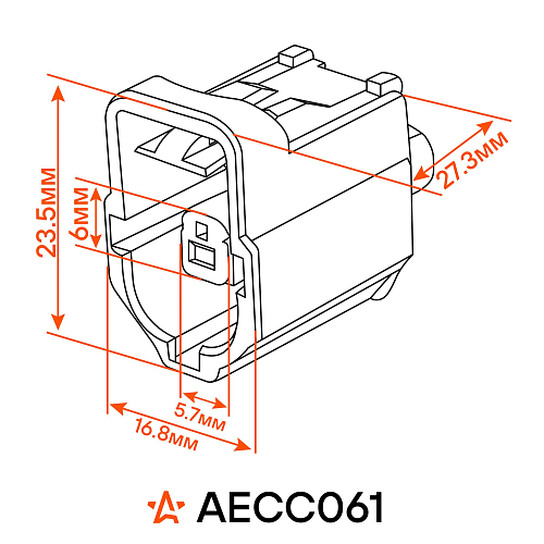 Разъём 1 pin с проводами для датчика авар. давл. масла Peugeot Boxer, Citroen Jumper, Ford Transit